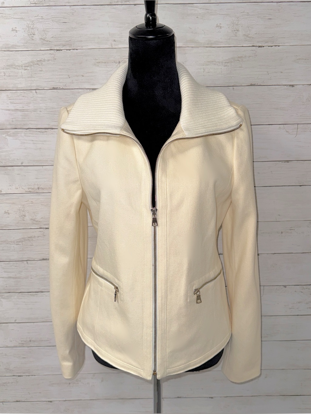 Ann Taylor Collared Wool Jacket